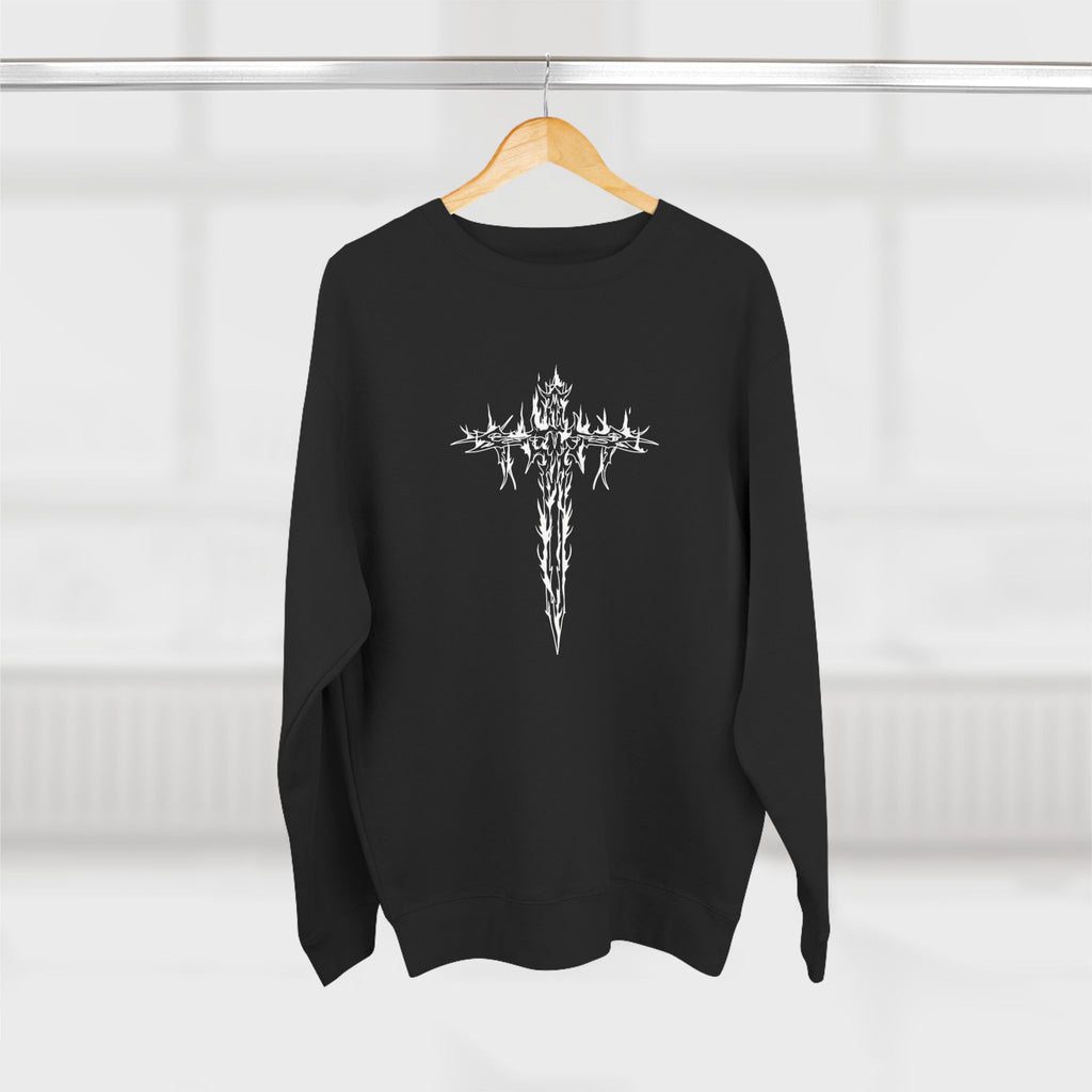 Gothic Graphic Sweatshirt, Unisex Streetwear, Edgy Apparel, Perfect for Concerts, Unique Gift for Him or Her, Casual Wear