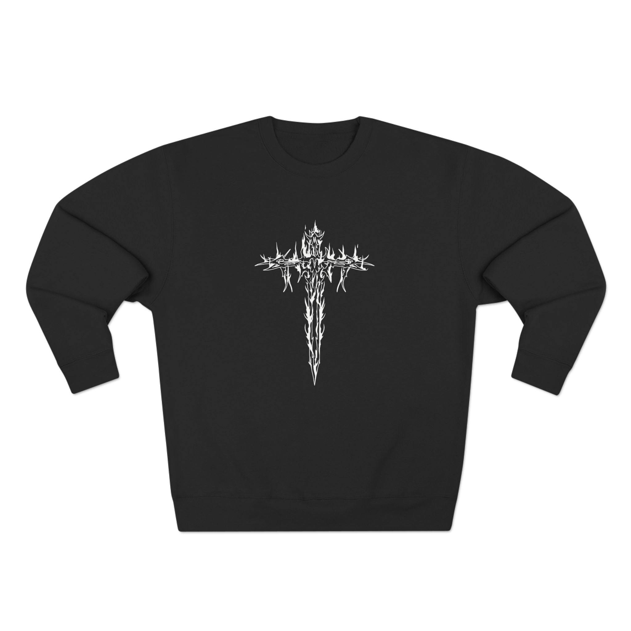 Gothic Graphic Sweatshirt, Unisex Streetwear, Edgy Apparel, Perfect for Concerts, Unique Gift for Him or Her, Casual Wear