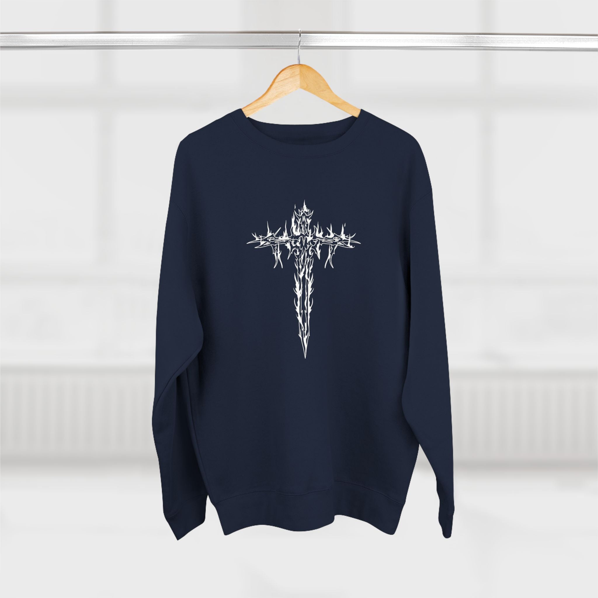 Gothic Graphic Sweatshirt, Unisex Streetwear, Edgy Apparel, Perfect for Concerts, Unique Gift for Him or Her, Casual Wear