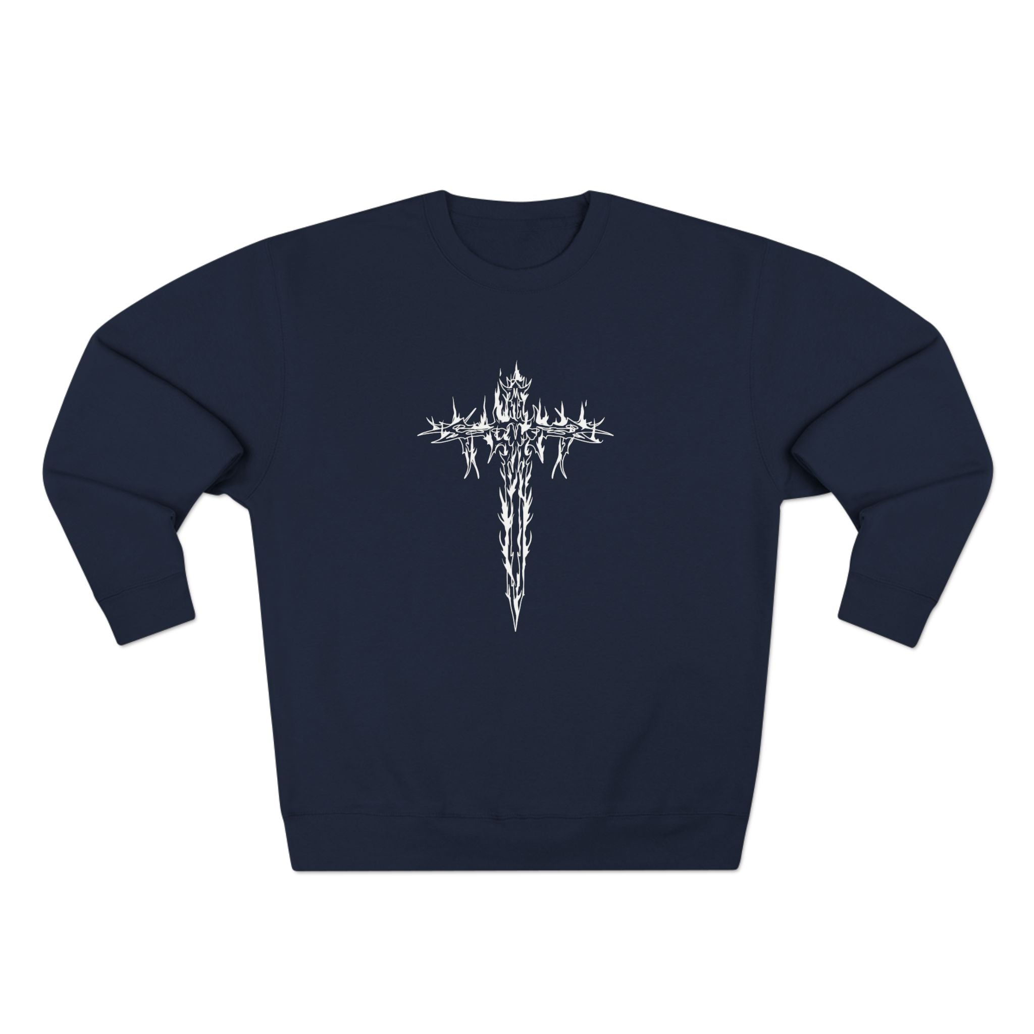 Gothic Graphic Sweatshirt, Unisex Streetwear, Edgy Apparel, Perfect for Concerts, Unique Gift for Him or Her, Casual Wear
