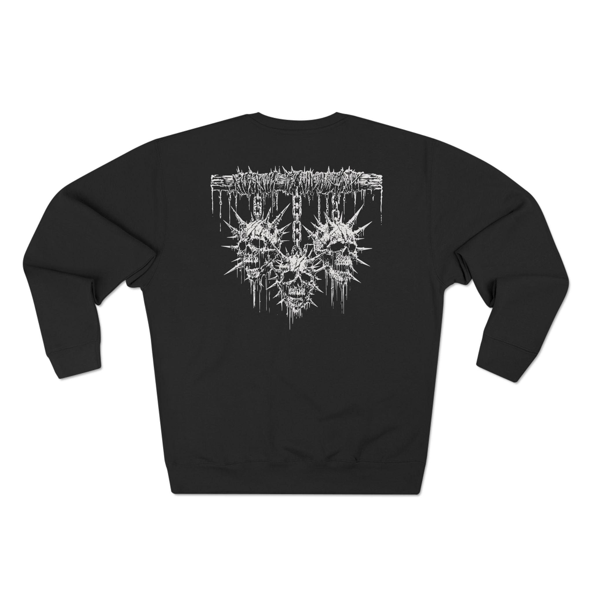 Gothic Graphic Sweatshirt, Unisex Streetwear, Edgy Apparel, Perfect for Concerts, Unique Gift for Him or Her, Casual Wear