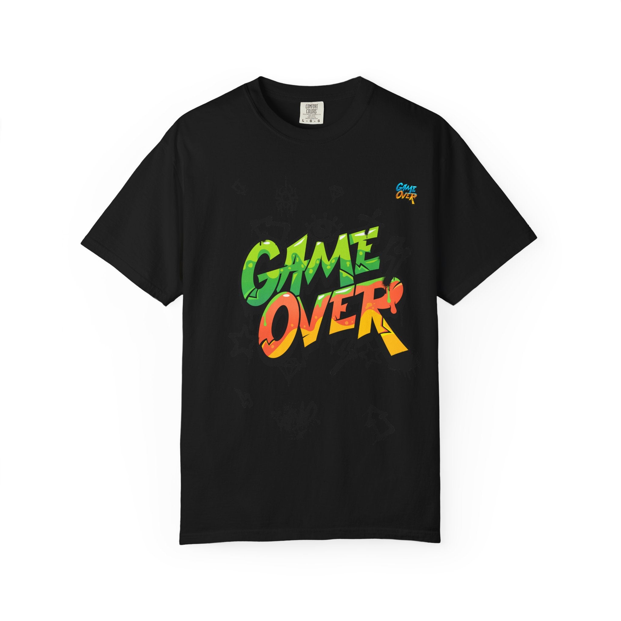 Game Over Graphic T-Shirt, Retro Gaming Tee, Unisex Casual Top, Gamer Gift, Video Game T-Shirt, Fun Streetwear