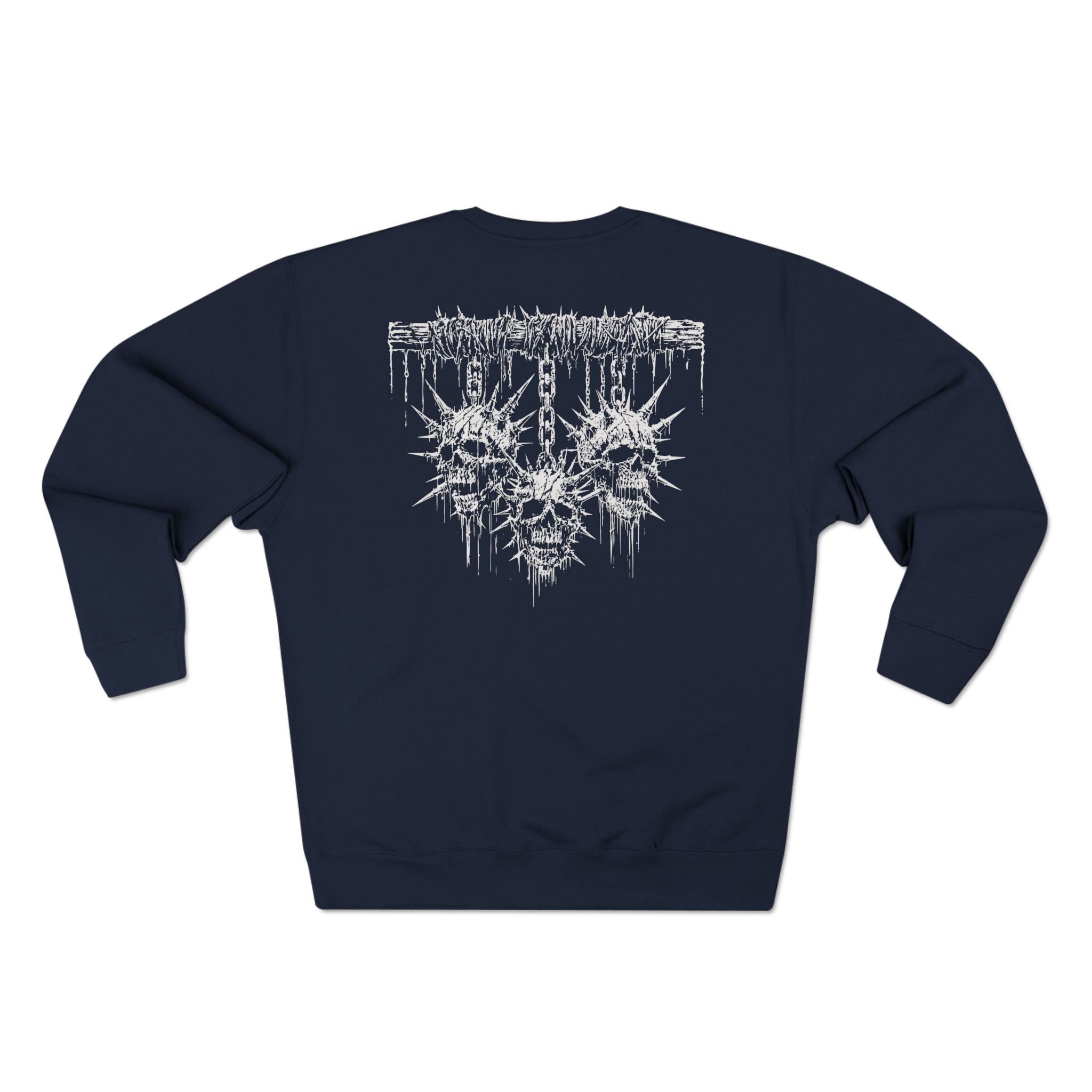 Gothic Graphic Sweatshirt, Unisex Streetwear, Edgy Apparel, Perfect for Concerts, Unique Gift for Him or Her, Casual Wear