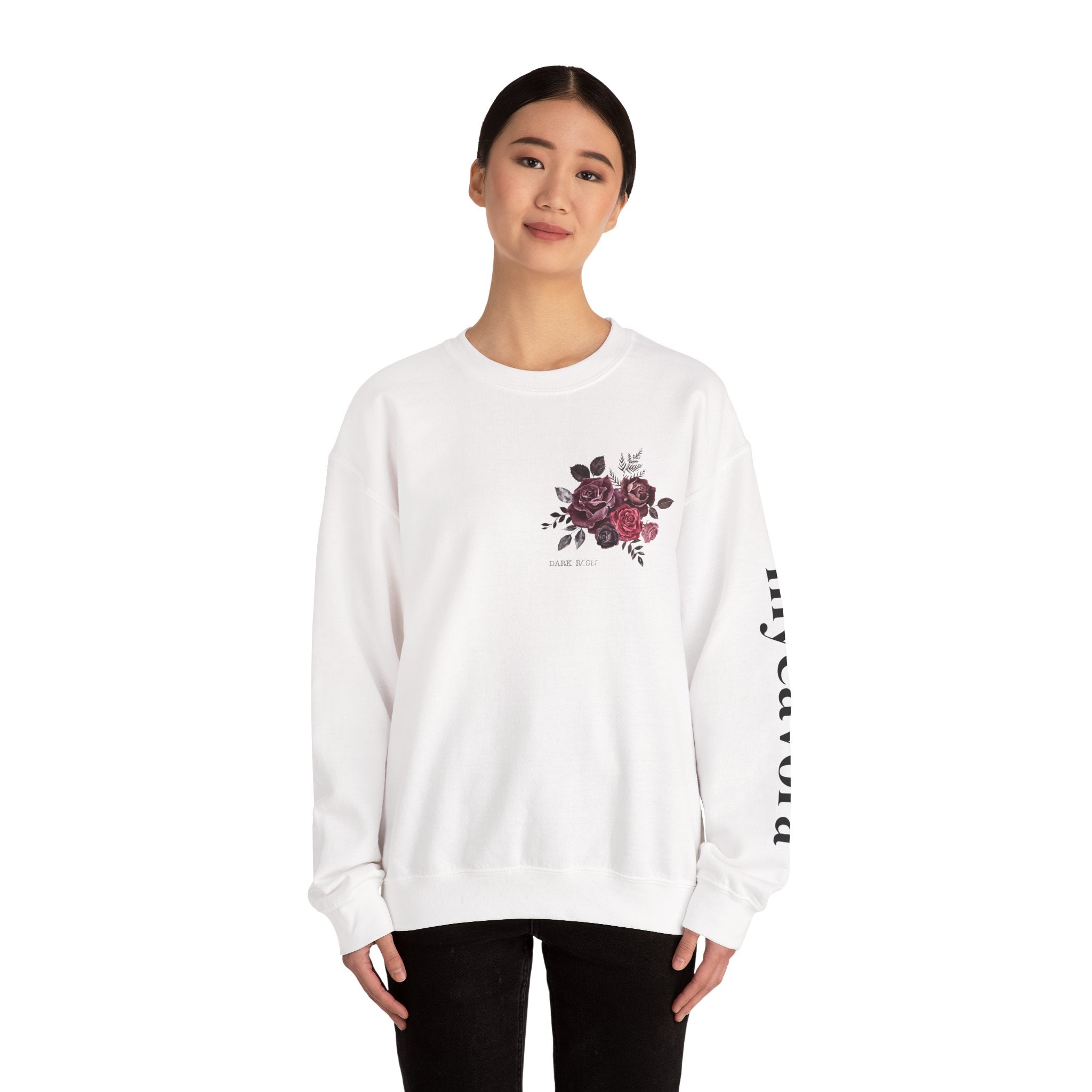 Gothic Flower Sweatshirt Perfect For gifting | Gifts for Her
